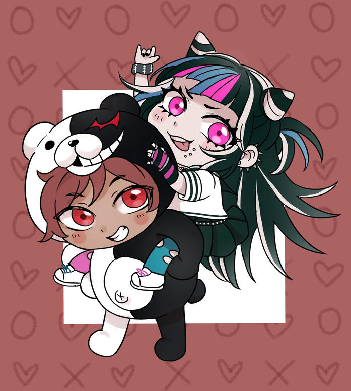 OC x Ibuki Mioda (Danganronpa)