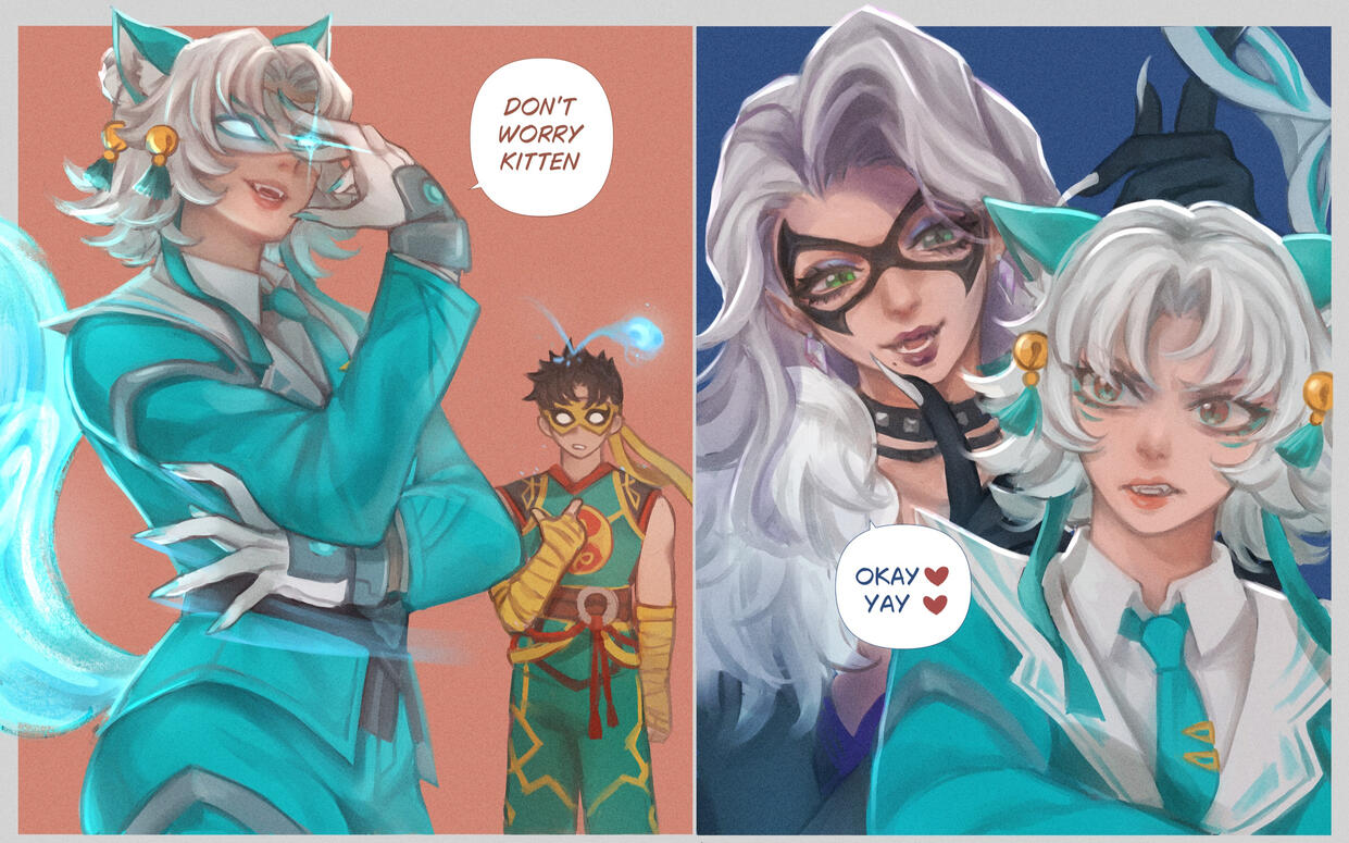 White Fox &amp; Black Cat (Marvel Rivals)
